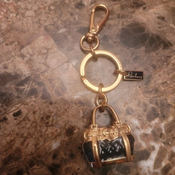 BURBERRY - Gold toned bag charm/keychain.  Brand new. Gift box included. - Picture 8 of 8